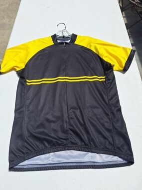 Primal Men's Short Sleeve Cycling Jersey - Black & Yellow